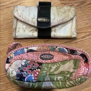 Keen clutch and wristlet